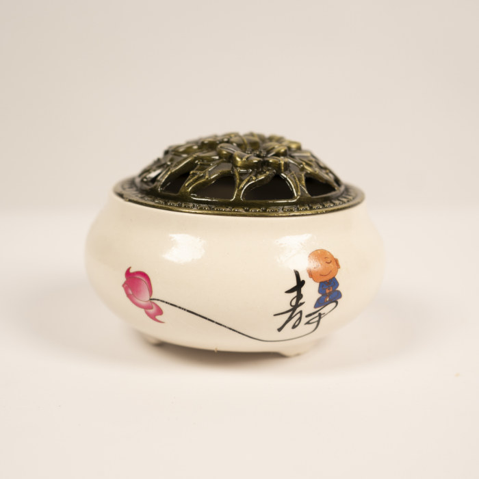 Lư Xông Tròn Nhiều Màu